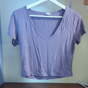Purple Crop Top